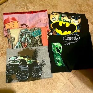 4 boys t shirts size 5-6